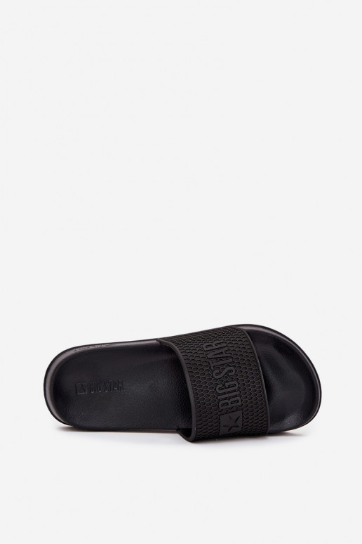 Herren Slipper auf leichtem Sohle Big Star SS174356 in Schwarz
