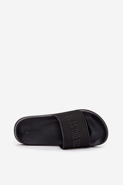 Herren Slipper auf leichtem Sohle Big Star SS174356 in Schwarz