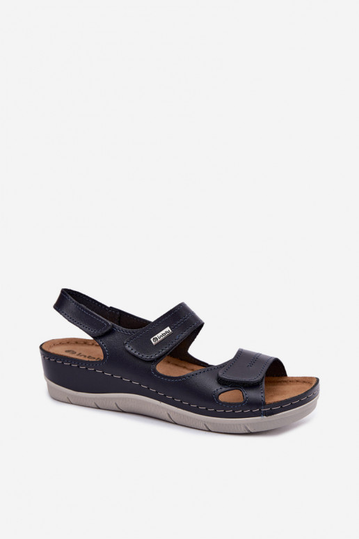 Dunkelblaue Damen-Sandalen Inblu
