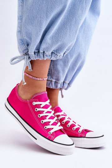 Klassische niedrige Damensneaker in Rosa Vegas