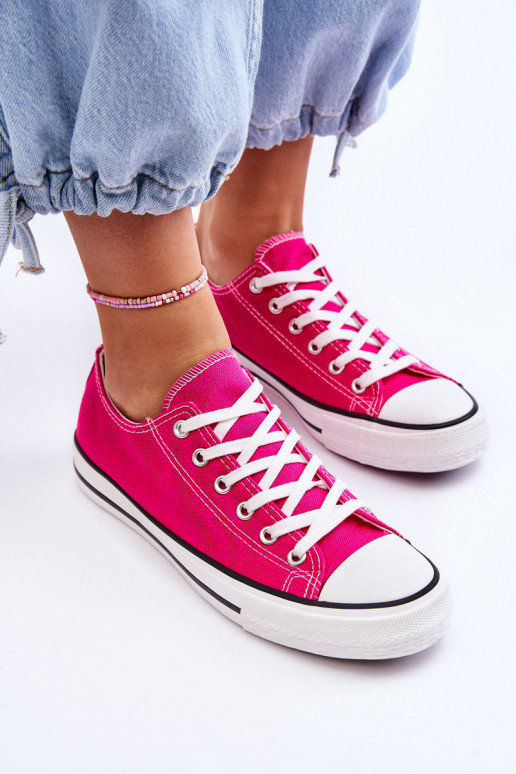Klassische niedrige Damensneaker in Rosa Vegas