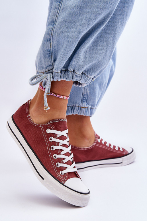 Klassische niedrige Damensneaker in Braun Vegas