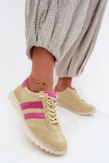 Gelbe Wildleder-Sneaker Cuddla 2