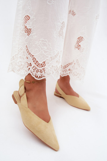 Gelbe Ballerinas mit Schnallen Tanelia 2