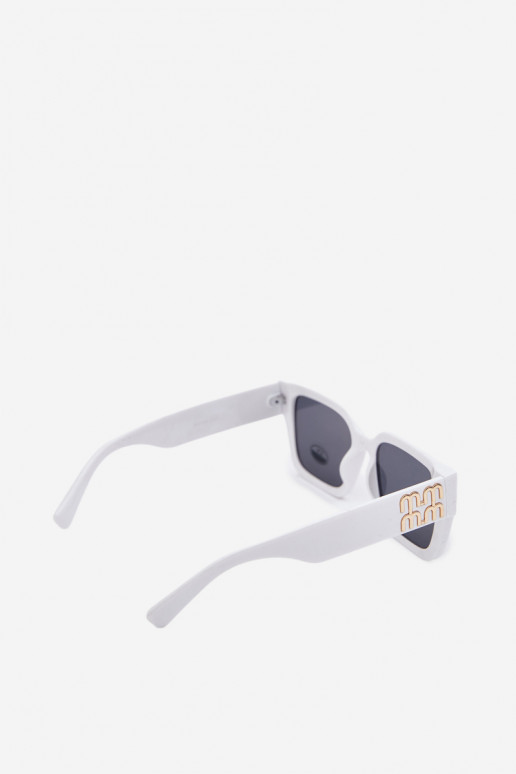 Damen weiße Sonnenbrille