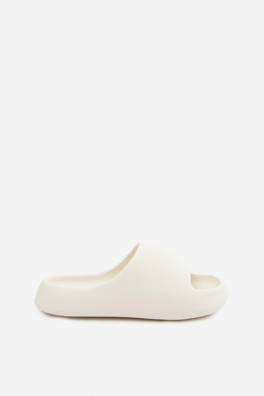 Leichte Hausschuhe Damenhausschuhe elfenbeinfarbe Poppelle
