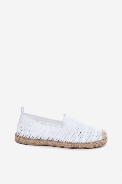 Luftige weiße Espadrilles Candessa