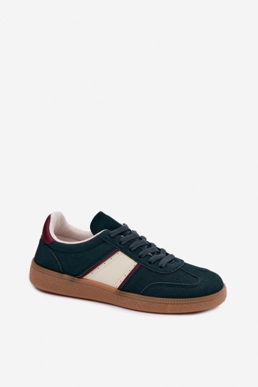 Damen Sneakers in Flaschengrün aus Kunstleder Corelle