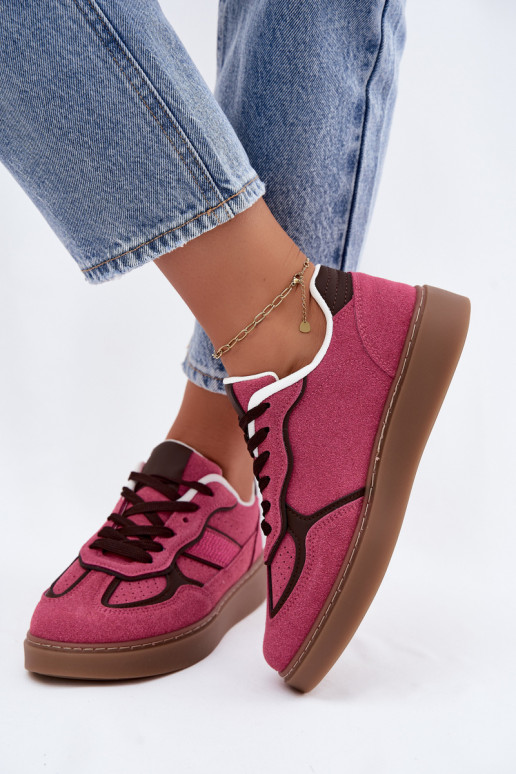 Damen Low Sneakers in Rosa Brenelle