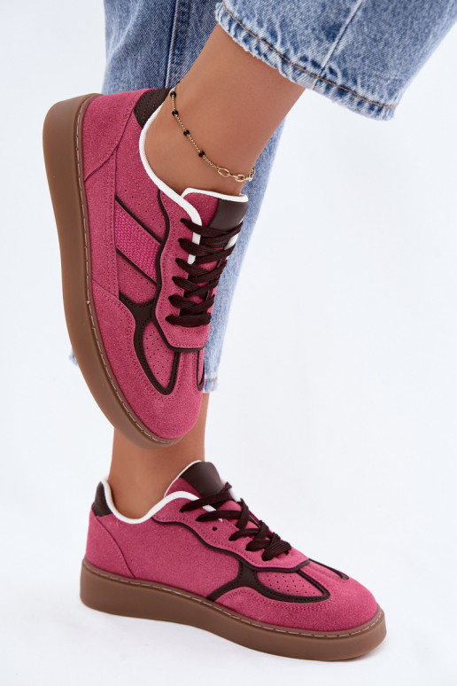 Damen Low Sneakers in Rosa Brenelle