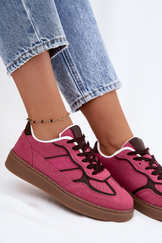 Damen Low Sneakers in Rosa Brenelle