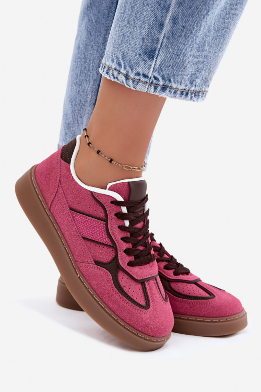 Damen Low Sneakers in Rosa Brenelle