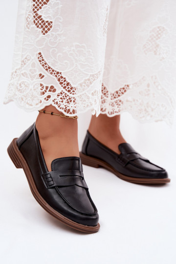 Damen Slipper in Schwarz aus Kunstleder Roslyn 2