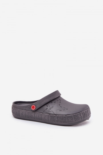 Herren leichte Clogs Big Star II175007 grau