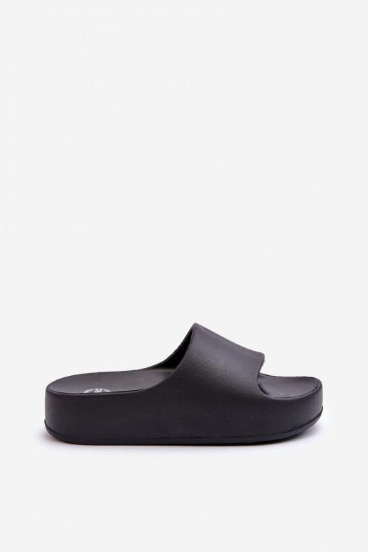 Schwarze Damen leichte Plattformschuhe Airaplea