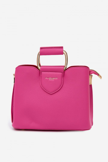 Rosa Handtasche aus Kunstleder Lorielle