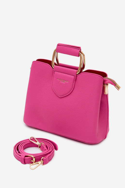 Rosa Handtasche aus Kunstleder Lorielle