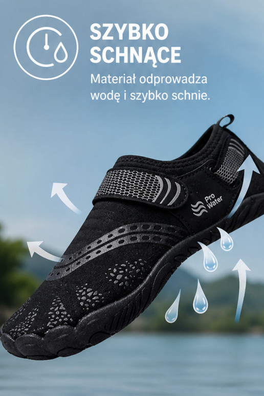 PROINATER PRO-26-48-118M Herren wasserdichte Schuhe in Schwarz