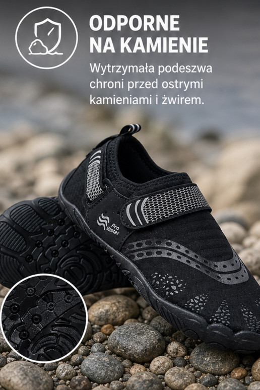 PROINATER PRO-26-48-118M Herren wasserdichte Schuhe in Schwarz