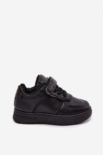 Kindersneaker aus Kunstleder in schwarzer Farbe Liora 2