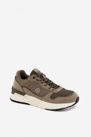 Sportliche Schuhe für Männer mit Plattform in Grün Hanirin