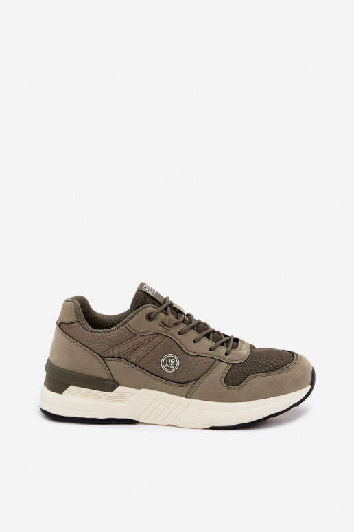 Sportliche Schuhe für Männer mit Plattform in Grün Hanirin
