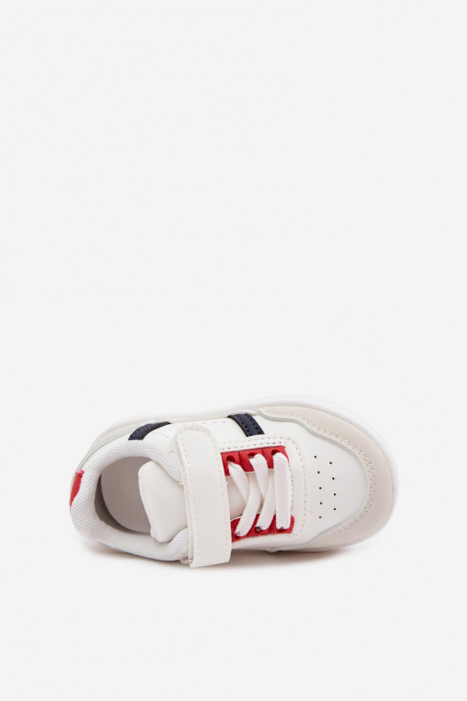 Kindersportschuhe mit Klettverschluss in Weiß Tailva