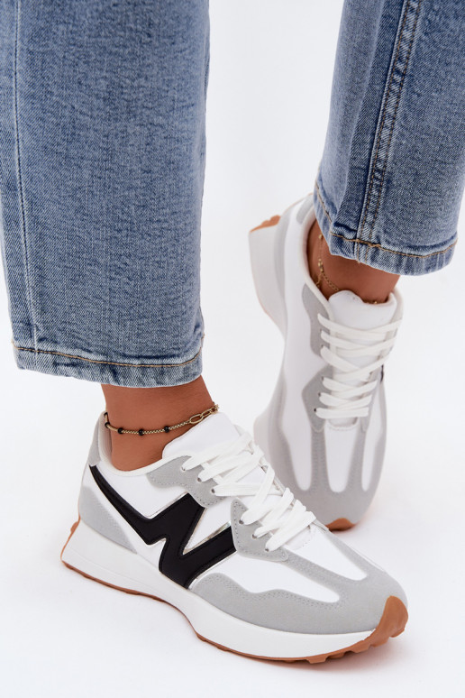 Damen Sneakers weiß-grau Britma