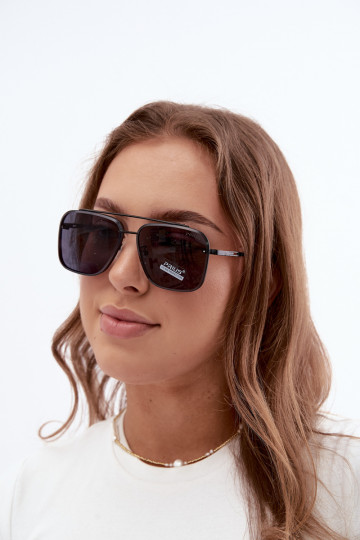 Sonnenbrille mit UV 400-Filter schwarz