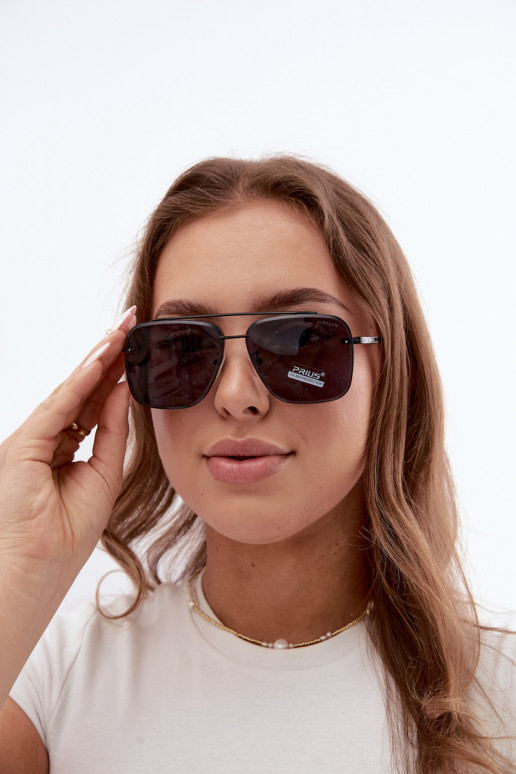 Sonnenbrille mit UV 400-Filter schwarz