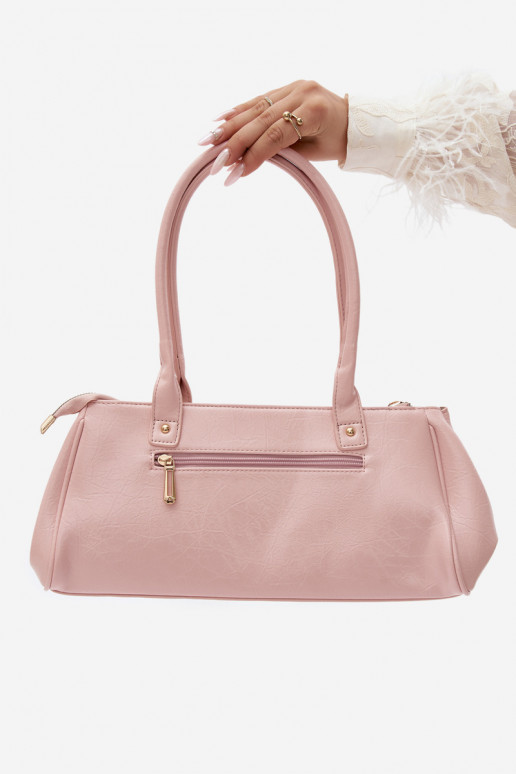 Handtasche aus Kunstleder rosa Muni