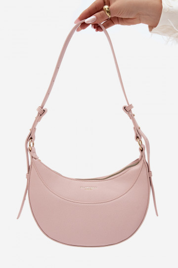 Kleine Handtasche aus Kunstleder rosa Miri