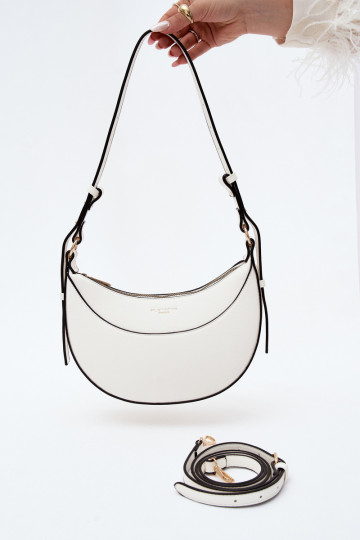 Kleine Handtasche aus Kunstleder weiß Miri 2