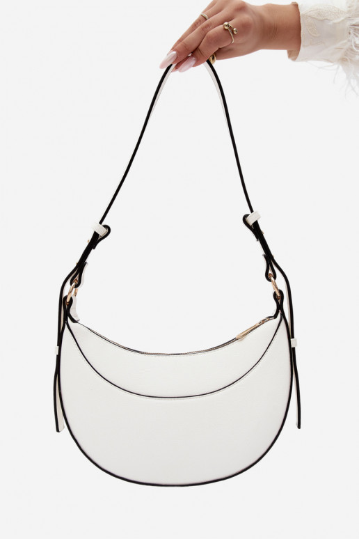 Kleine Handtasche aus Kunstleder weiß Miri