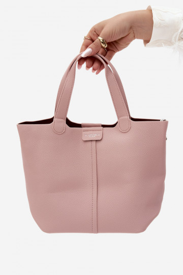 Handtasche aus Kunstleder rosa Blaire