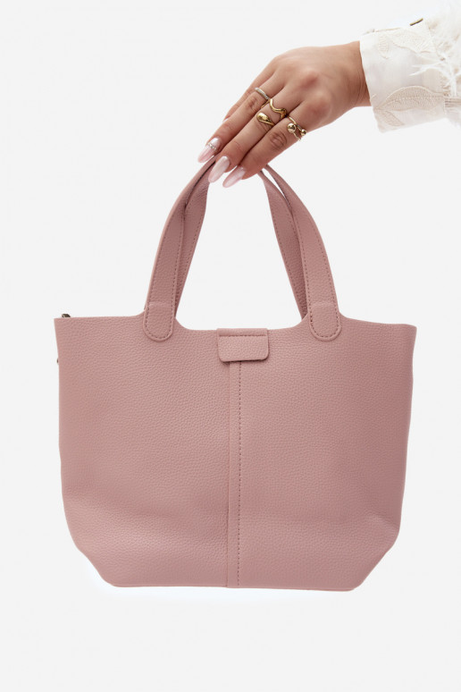 Handtasche aus Kunstleder rosa Blaire