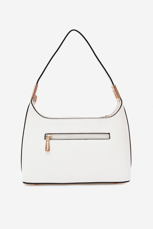 Handtasche aus Kunstleder in Weiß Gretta