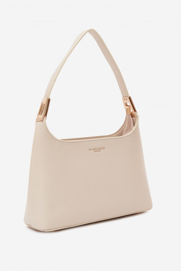 Handtasche aus Kunstleder in hellem Sand Gretta 2
