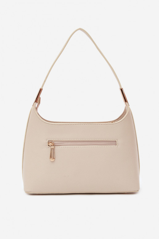Handtasche aus Kunstleder in hellem Sand Gretta