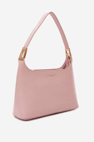 Handtasche aus Kunstleder in Rosa Gretta 2