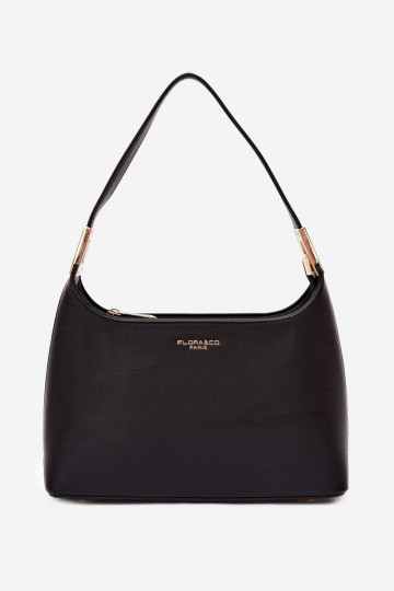 Handtasche aus Kunstleder in Schwarz Gretta