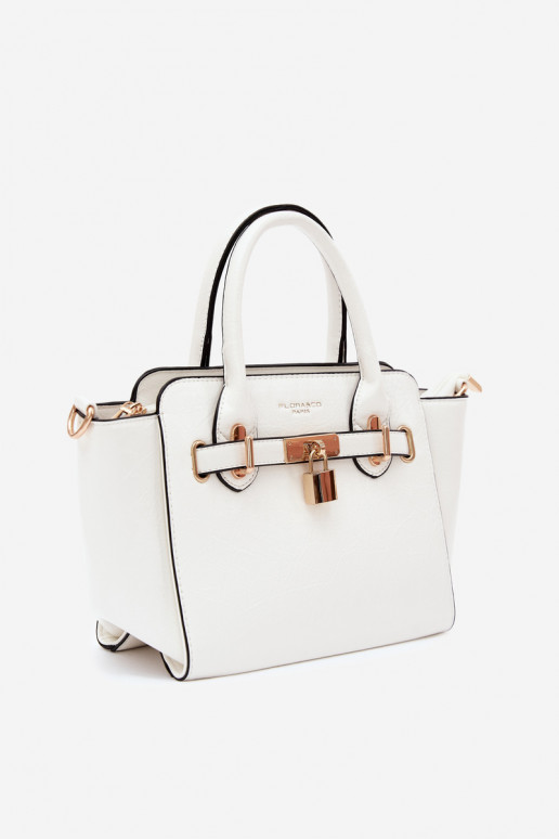 Typ Tasche aus Kunstleder in Weiß Odelia