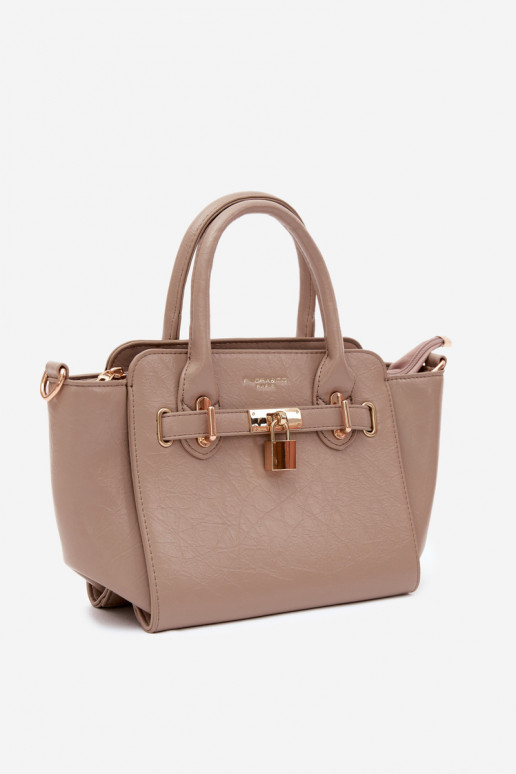 Typ Tasche aus Kunstleder in Elfenbein Odelia