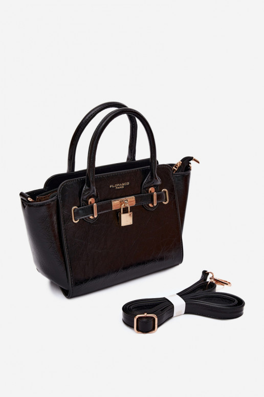 Typ Tasche aus Kunstleder in Schwarz Odelia