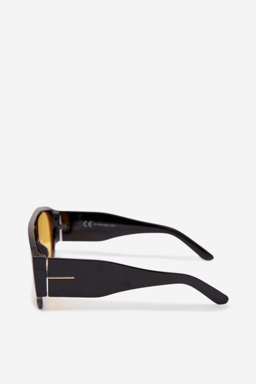 Damen Sonnenbrille in Schwarz und Gelb