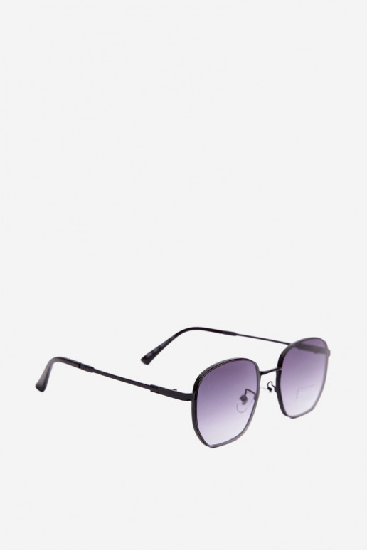 Sonnenbrille mit dünnen Rahmen UV 400 in Schwarz