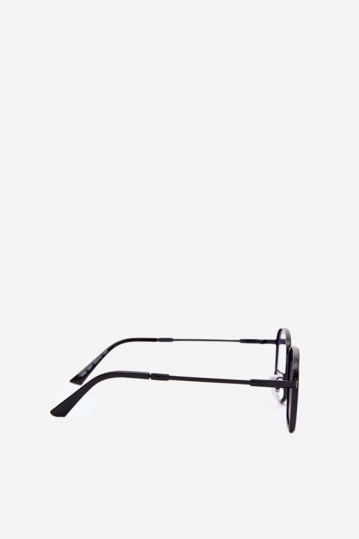 Sonnenbrille mit dünnen Rahmen UV 400 in Schwarz