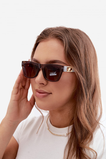 Damen-Sonnenbrille mit UV-Filter in Grau