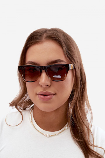 Damen-Sonnenbrille mit UV-Filter in Braun