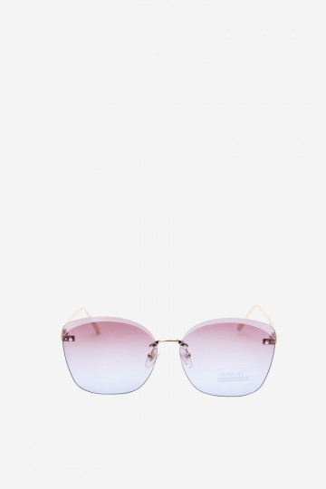 Sonnenbrille randlos mit UV 400 Filter in violett 2